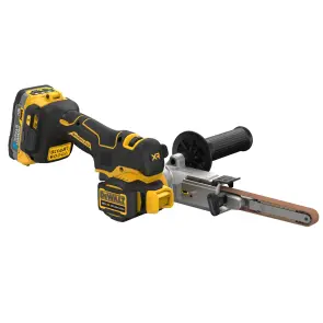 Напилок стрічковий акумуляторний безщітковий DeWALT DCM200E2T №6