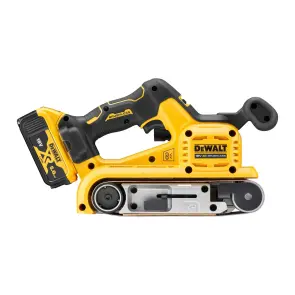 Шлифмашина ленточная аккумуляторная бесщеточная DeWALT DCW220P2 №2