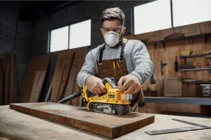 Шлифмашина ленточная аккумуляторная бесщеточная DeWALT DCW220P2 №11