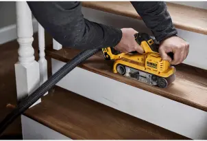 Шлифмашина ленточная аккумуляторная бесщеточная DeWALT DCW220P2 №12