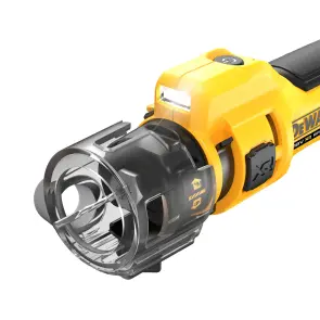 Фрезер акумуляторний для вирізання гіпсокартону DeWALT DCE555N №7