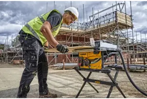 Пила настільна-циркулярна мережева + стол DE7400 DeWALT DWE7485RS №4