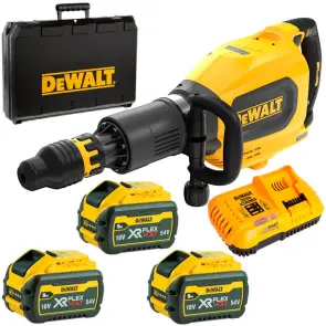 Молоток отбойный бесщеточный аккумуляторный SDS-MAX DeWALT DCH911X3 №6