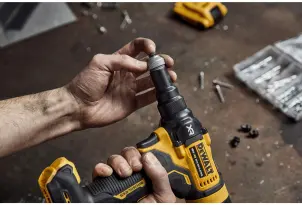 Заклепочник акумуляторний безщітковий DeWALT DCF403E1GT №7