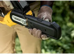 Мини-пилка цепная аккумуляторная бесщеточная DeWALT DCMPS520N №11