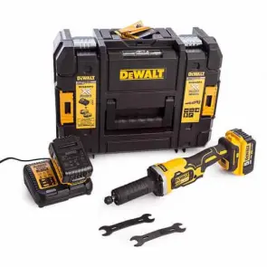Прямошлифовальна машина акумуляторна безщіткова DeWALT DCG426P2 №3