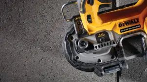 Пила стрічкова акумуляторна безщіткова DeWALT DCS377NT №14