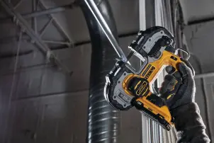 Пила стрічкова акумуляторна безщіткова DeWALT DCS377NT №15