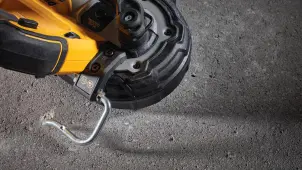 Пила стрічкова акумуляторна безщіткова DeWALT DCS377NT №19