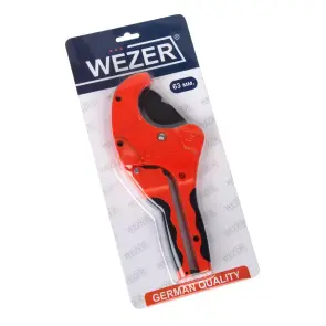 Ножиці для пластикових труб WEZER 20-63 №1