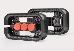 Держатель кабелей QBRICK SYSTEM CUSTOM CABLE WINDER WITH ELECTRICAL STRIP с розетками (кабель в комплект не входит) (333х197х92мм) №5