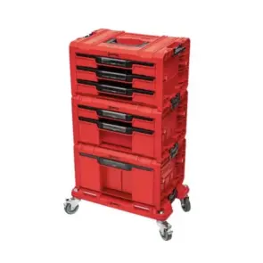 Набір ящиків QBRICK SYSTEM PRO RED DRAWER WORKSHOP SET 6, 2.0 RED ULTRA HD CUSTOM мобільна шафа (525x345x885мм) (5901238260370) №9