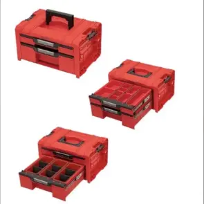 Набір ящиків QBRICK SYSTEM PRO RED DRAWER WORKSHOP SET 6, 2.0 RED ULTRA HD CUSTOM мобільна шафа (525x345x885мм) (5901238260370) №13