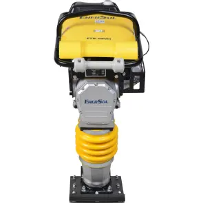 Вібротрамбовка ENERSOL, Honda GX 160, 4.04 кВт/5.5 к.с, об'єм двигуна 163 куб.см, глибина ущільнення 55 0 мм, вага 80 кг №6