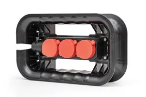 Держатель кабелей QBRICK SYSTEM CUSTOM CABLE WINDER WITH ELECTRICAL STRIP с розетками (кабель в комплект не входит) (333х197х92мм) №14