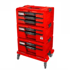 Набор ящиков QBRICK SYSTEM PRO RED DRAWER WORKSHOP SET 6, 2.0 RED ULTRA HD CUSTOM мобильный шкаф (525x345x885мм) (5901238258353) №10