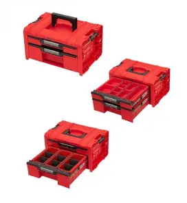 Набор ящиков QBRICK SYSTEM PRO RED DRAWER WORKSHOP SET 6, 2.0 RED ULTRA HD CUSTOM мобильный шкаф (525x345x885мм) (5901238258353) №12