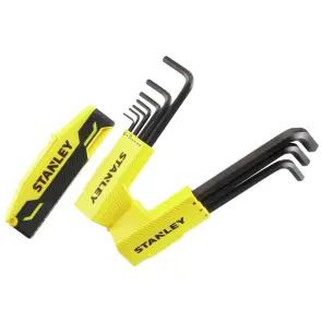 Набір ключів шестигранних STANLEY "HEX GRIP", торцевих, метричних, 9шт.:1.5-2-2.5-3-4-5-6-8-10 мм. №5