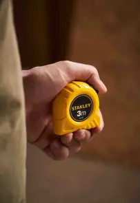 Рулетка вимірювальна STANLEY "GLOBAL TAPE", 3мх12, 7мм, в пластмасовому корпусі. №9