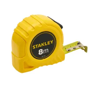 Рулетка вимірювальна STANLEY "GLOBAL TAPE", 8мх25мм, в пластмасовому корпусі №2