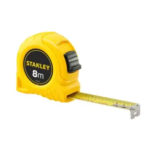 Рулетка вимірювальна STANLEY "GLOBAL TAPE", 8мх25мм, в пластмасовому корпусі №3