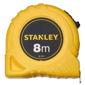 Рулетка вимірювальна STANLEY "GLOBAL TAPE", 8мх25мм, в пластмасовому корпусі №4