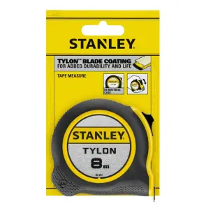 Рулетка вимірювальна STANLEY "Tylon™", 8мх25мм, в пластмасовому корпусі. №6