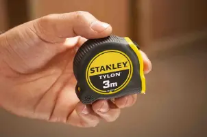 Рулетка вимірювальна STANLEY "Tylon™", 3мх12.7мм, в пластмасовому корпусі. №7