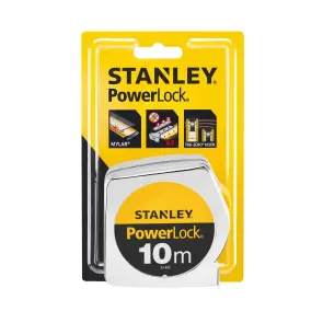 Рулетка вимірювальна STANLEY "Powerlock®", 10мх25мм, в пластмасовому корпусі. №5