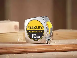 Рулетка вимірювальна STANLEY "Powerlock®", 10мх25мм, в пластмасовому корпусі. №8