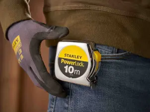 Рулетка вимірювальна STANLEY "Powerlock®", 10мх25мм, в пластмасовому корпусі. №9