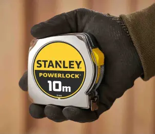 Рулетка вимірювальна STANLEY "Powerlock®", 10мх25мм, в пластмасовому корпусі. №11