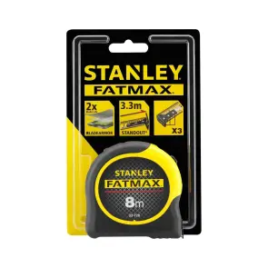 Рулетка измерительная STANLEY" FatMax Blade Armor", 8мх32мм, АВС-пластиковий корпус. №5