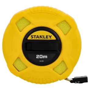 Рулетка вимірювальна STANLEY " FIBERGLASS" 20мх12, 7мм, в пластмасовому корпусі, 3-й кл. точність. №2