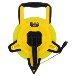 Рулетка измерительная STANLEY "PowerWinder Fiberglass", 100мx12.7мм, лента со стекловолокном, 2 классс точности. №2