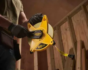Рулетка вимірювальна STANLEY"FatMax", 60мx19мм, стрічка із скловолокном, 2-й клас точності. №8