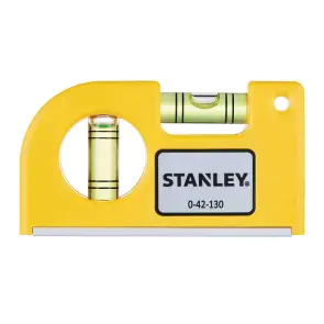 Рівень STANLEY "Pocket Level" кишеньковий, 2 капсулі, L=87 мм №2