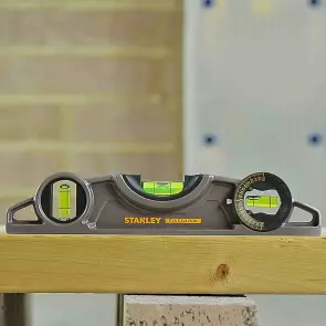 Уровень STANLEY "FatMax XL", алюминиевый, литой, 250мм, 3 капсулы, магнитный. №11