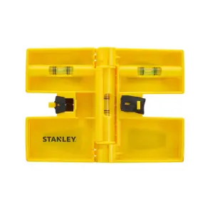 Рівень STANLEY "POST LEVEL", для встановлення стійок, магнітний, пластиковий, 3 капсули. №5