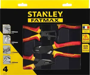 Набір шарнирно-губцевих інструментів електрика STANLEY "MAXSTEEL VDE 1000v", 4 предмети №6