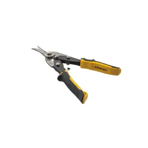 Ножиці по металу STANLEY"FatMax™ Aviation Offset", прямолінійний рез, макс. рез: холодновальцьована сталь 1,2мм; неіржавка сталь 0.7мм, довжина 250мм. №5