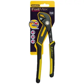 Пасатижі STANLEY "FatMax® Groove Joint" переставні сантехнічні, L=250мм. №3