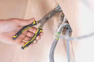 Плоскогубці STANLEY "Fatmax®" із зігнутими губками, L=200мм №4