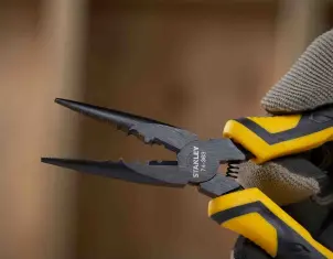 Плоскогубці STANLEY "DYNAGRIP" з подовженими губками, L=200 мм. №8