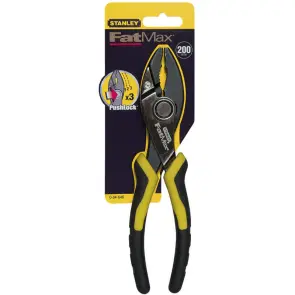 Пасатижі STANLEY "Fatmax® Slip Joint"переставниє сантехнічні з механізмом регулювання "Pushlock™", L=200 мм. №4