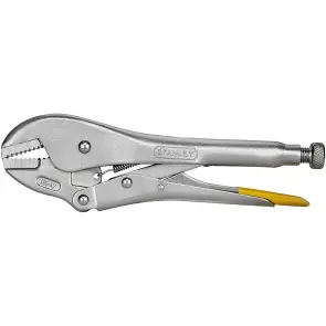 Захват регульований STANLEY, з фіксатором, з прямими губками, 225 мм. №3
