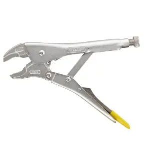 Захват регульований STANLEY, з фіксатором, із зігнутими губками, 225 мм. №6
