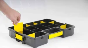 Органайзер STANLEY "Sort Master Junior" пластмассовый, 375х65х292мм, с перегородками. №6