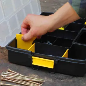 Органайзер STANLEY "Sort Master Junior" пластмассовый, 375х65х292мм, с перегородками. №9