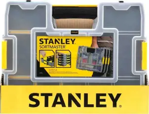 Органайзер STANLEY "Sort Master Junior" пластмассовый, 375х65х292мм, с перегородками. №13